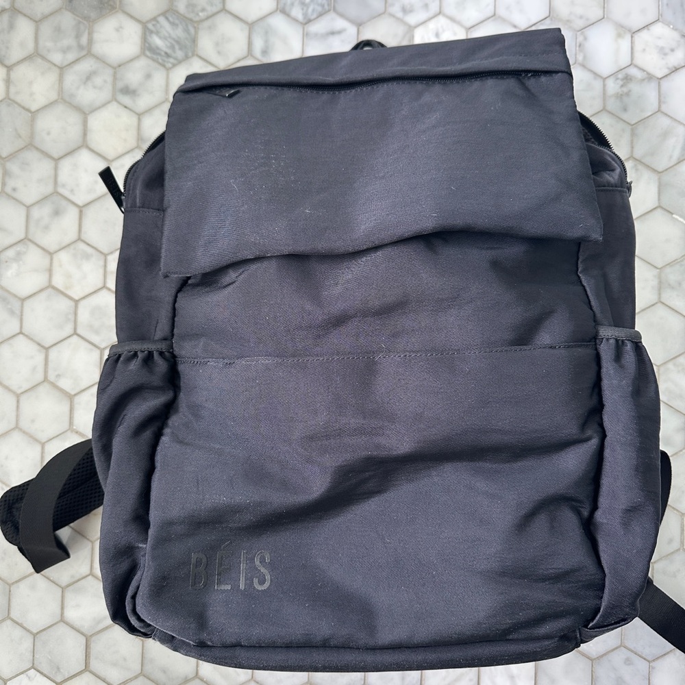 BEIS Black Diaper Backpack